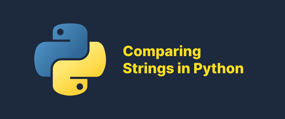 cover of post: Comparing Strings in Python