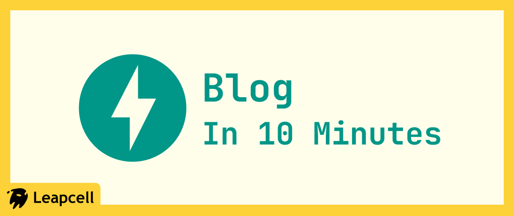 Cover of "10 Minuten vom ersten Codezeile zur Live-Bereitstellung: Ein super schneller FastAPI-Blog-Kurs"