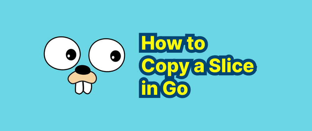 Cover of "How to Copy a Slice in Go"