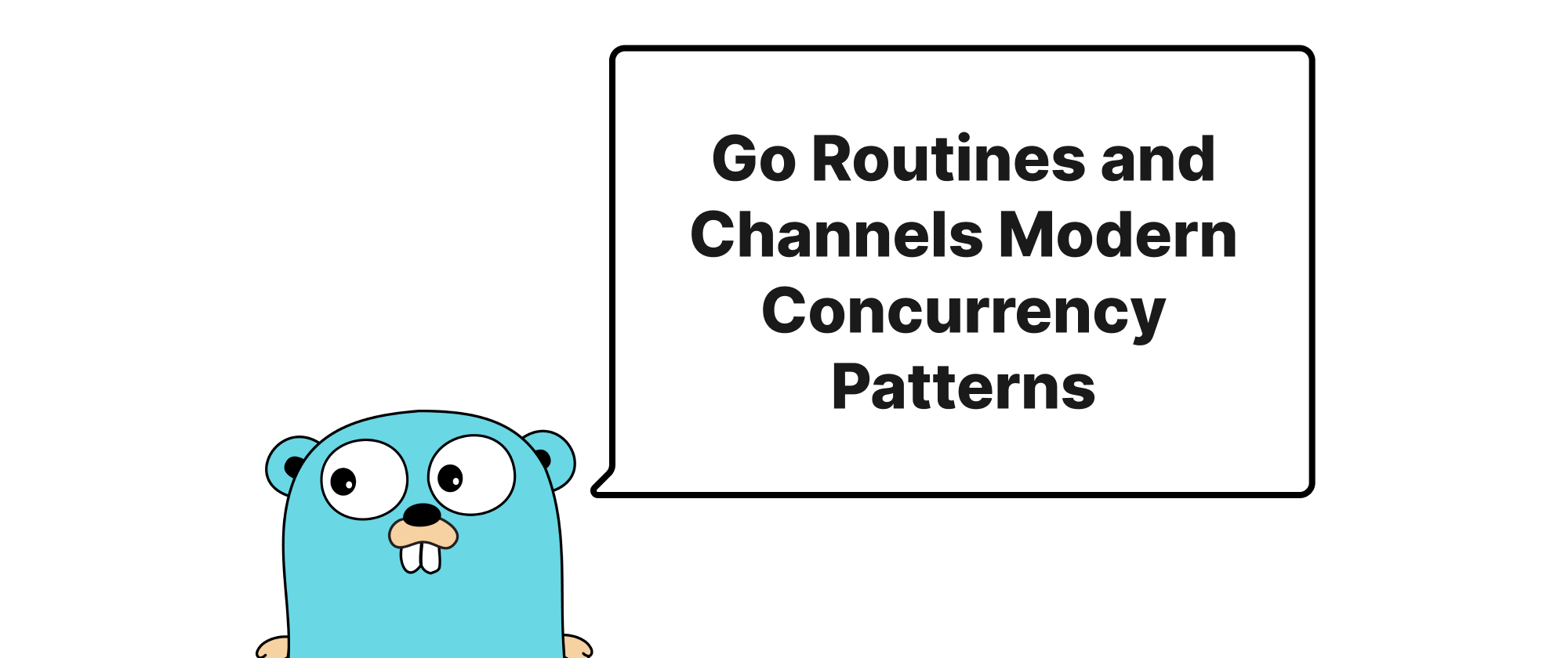 Cover of "Go Routines and Channels Modern Concurrency Patterns"