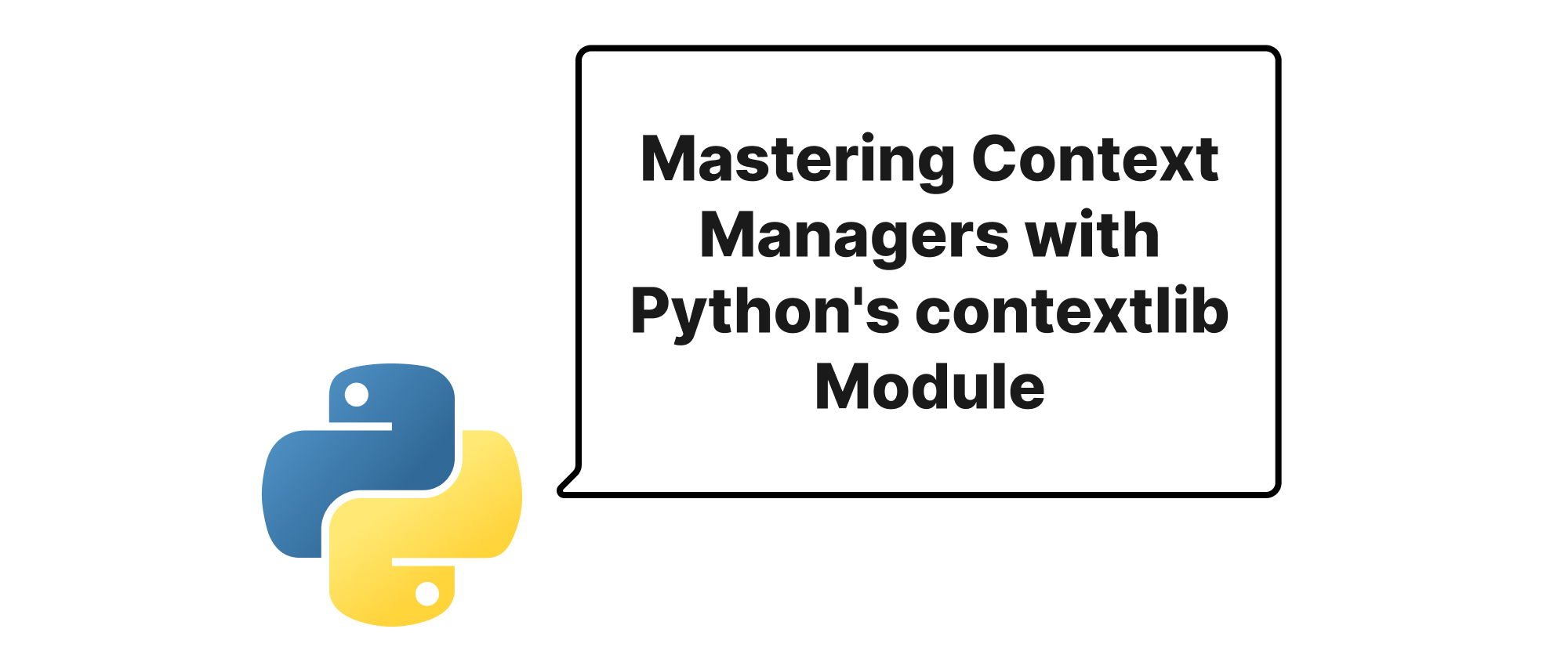 Cover of "Mastering Context Managers mit Pythons contextlib-Modul"
