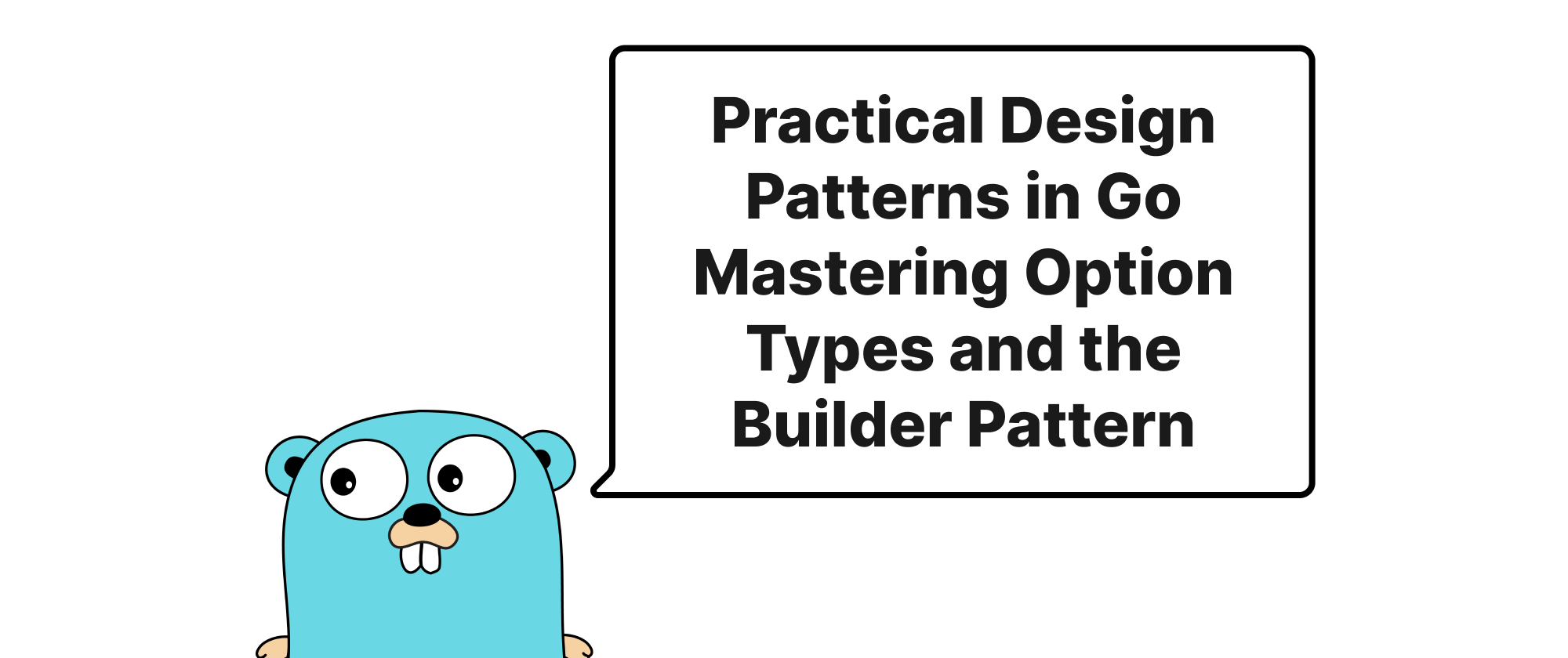 Cover of "Practical Design Patterns in Go Mastering Option Types and the Builder Pattern"