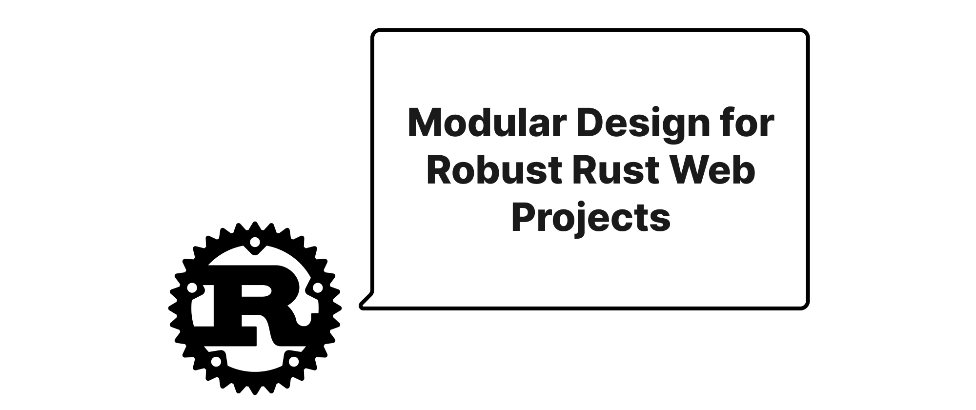 Cover of "Modulares Design für robuste Rust-Webprojekte"