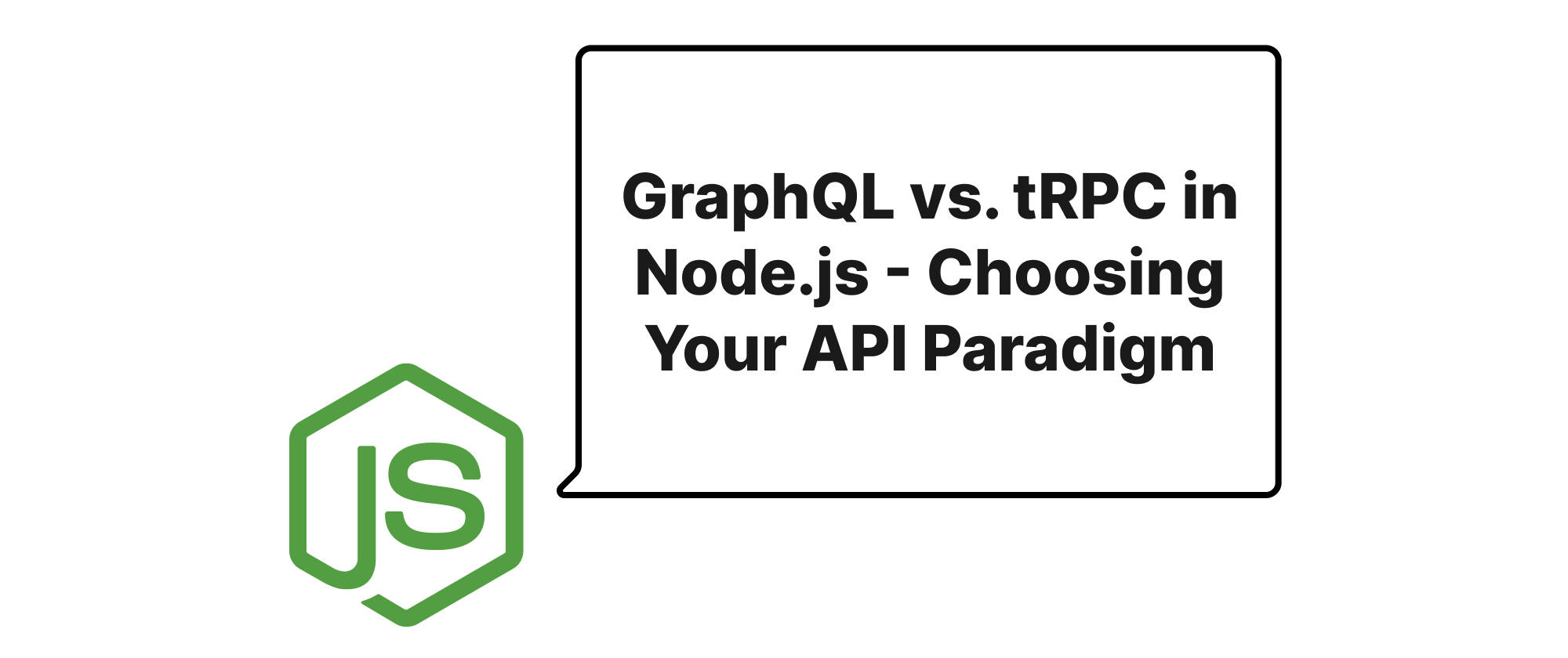 Cover of "Node.js에서 GraphQL vs. tRPC - API 패러다임 선택"
