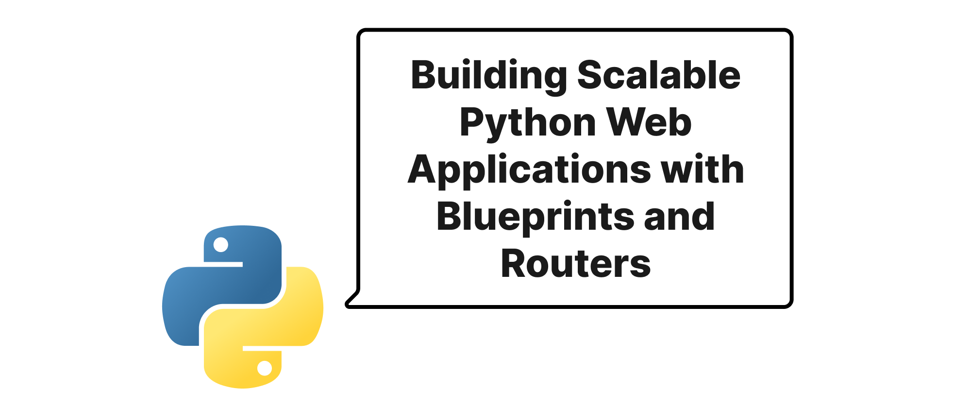 Cover of "Erstellung skalierbarer Python-Webanwendungen mit Blueprints und Routern"