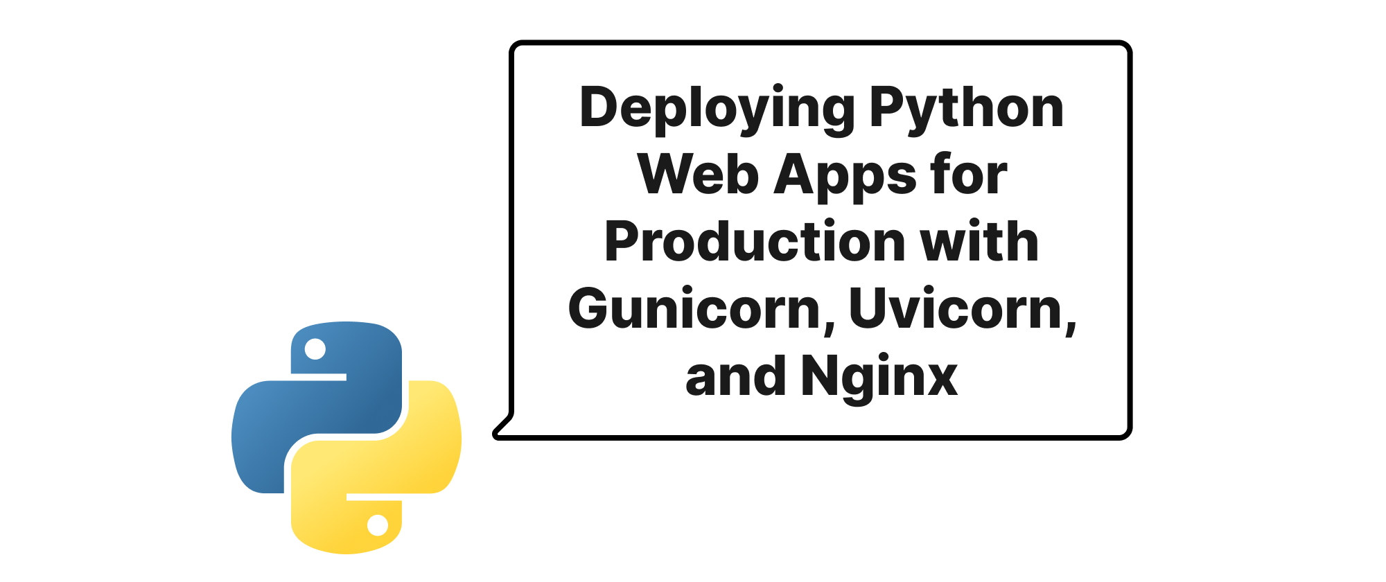 Cover of "Gunicorn, Uvicorn、Nginx を使用した Python Web アプリケーションのプロダクションデプロイ"