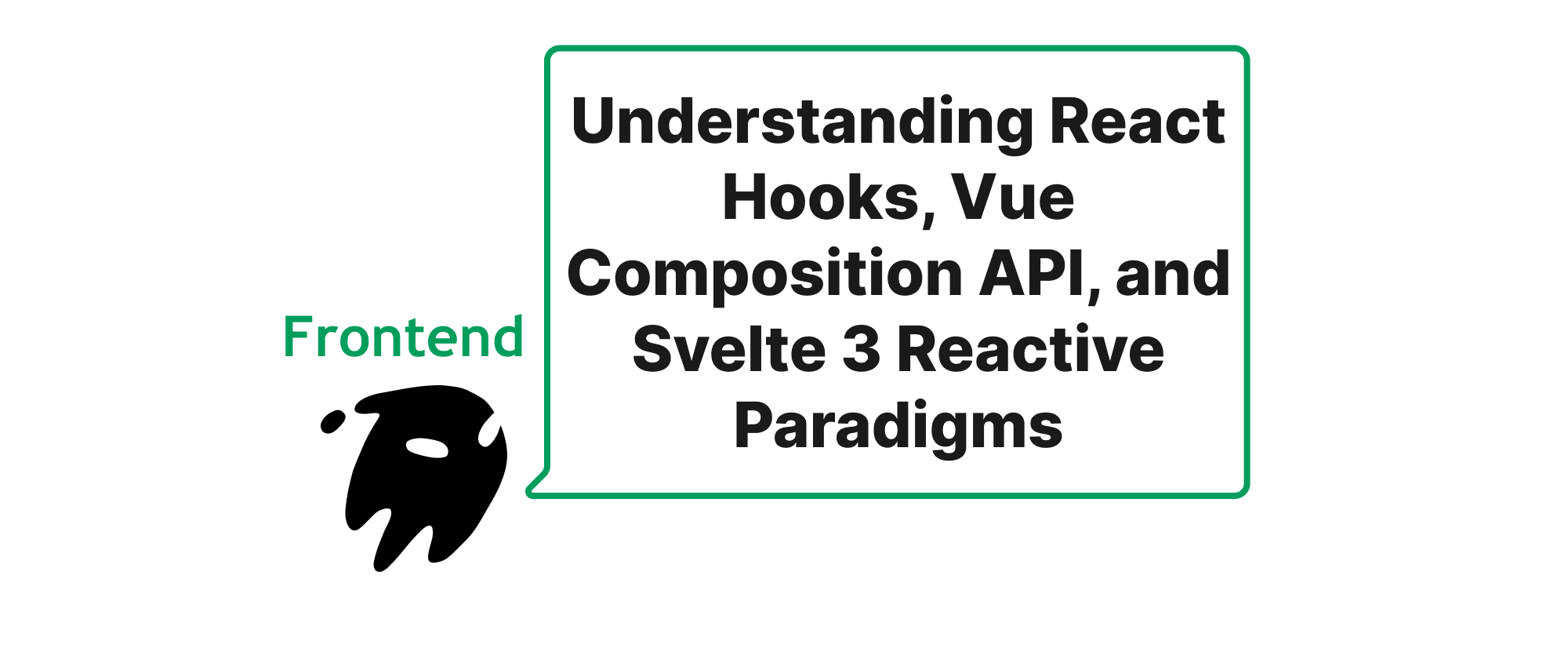 Cover of "Verständnis von React Hooks, Vue Composition API und Svelte 3 Reaktionsparadigmen"