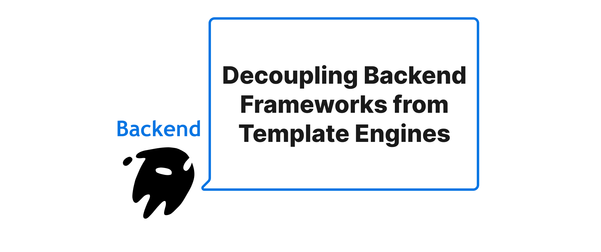 Cover of "Entkopplung von Backend-Frameworks von Template-Engines"