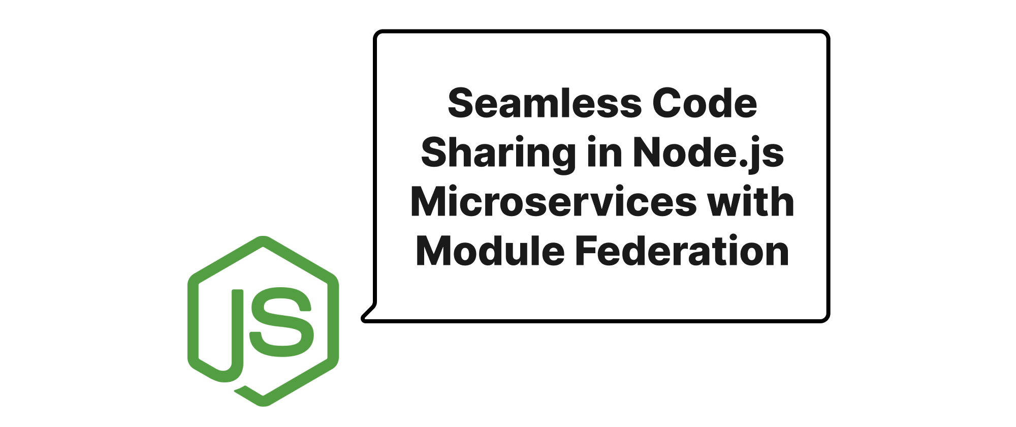Cover of "Seamless Code Sharing in Node.js Microservices with Module Federation"