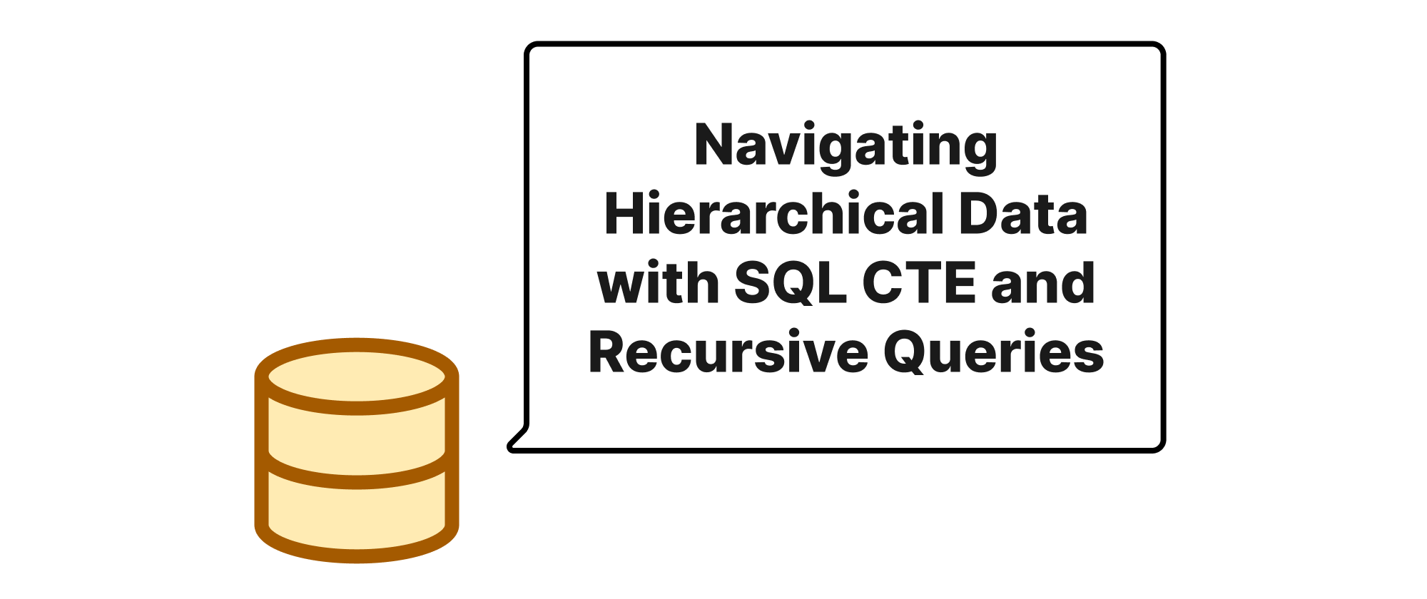 Cover of "Navigating Hierarchical Data with SQL Common Table Expressions and Recursive Queries"