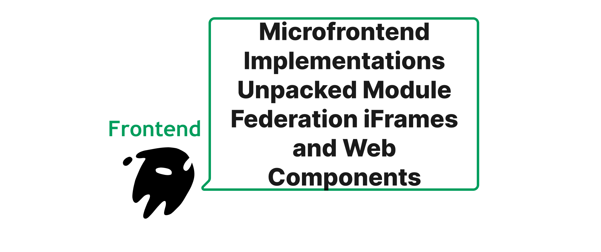 Cover of "Microfrontend Implementations Unpacked Module Federation iFrames and Web Components"
