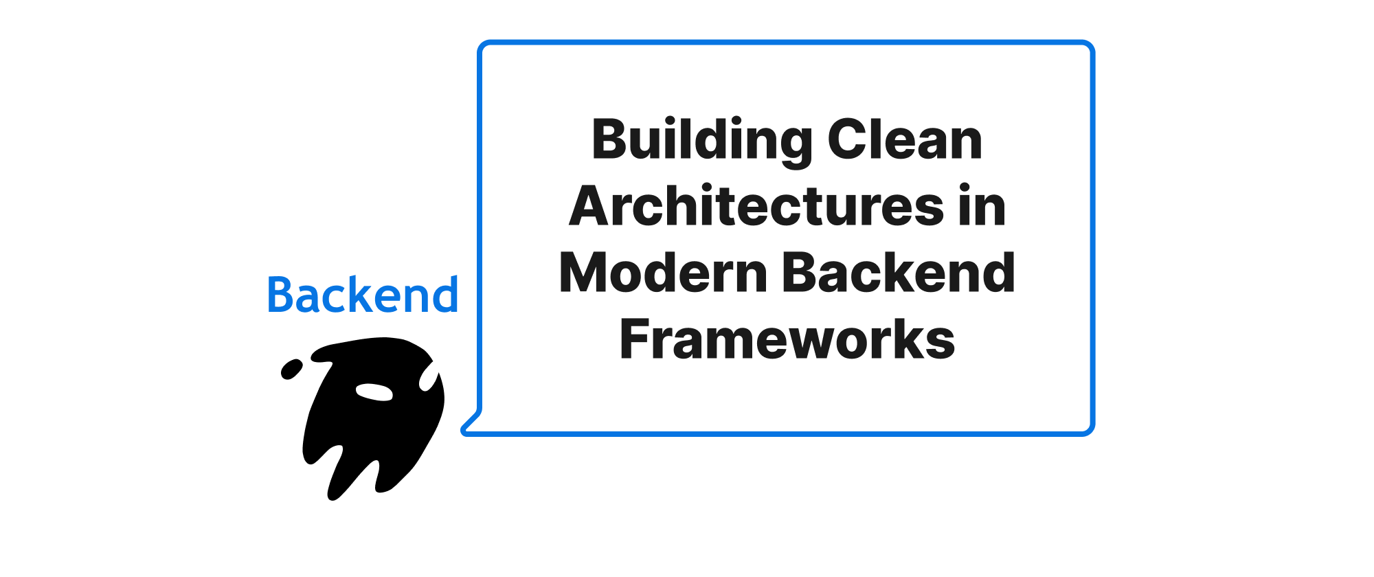 Cover of "Aufbau sauberer Architekturen in modernen Backend-Frameworks"