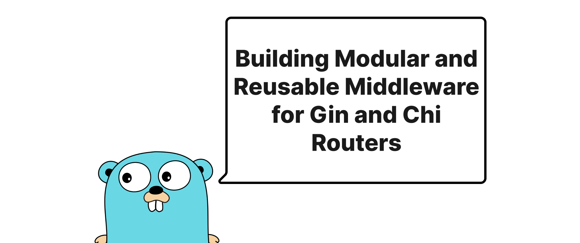 Cover of "Aufbau modularer und wiederverwendbarer Middleware für Gin- und Chi-Router"