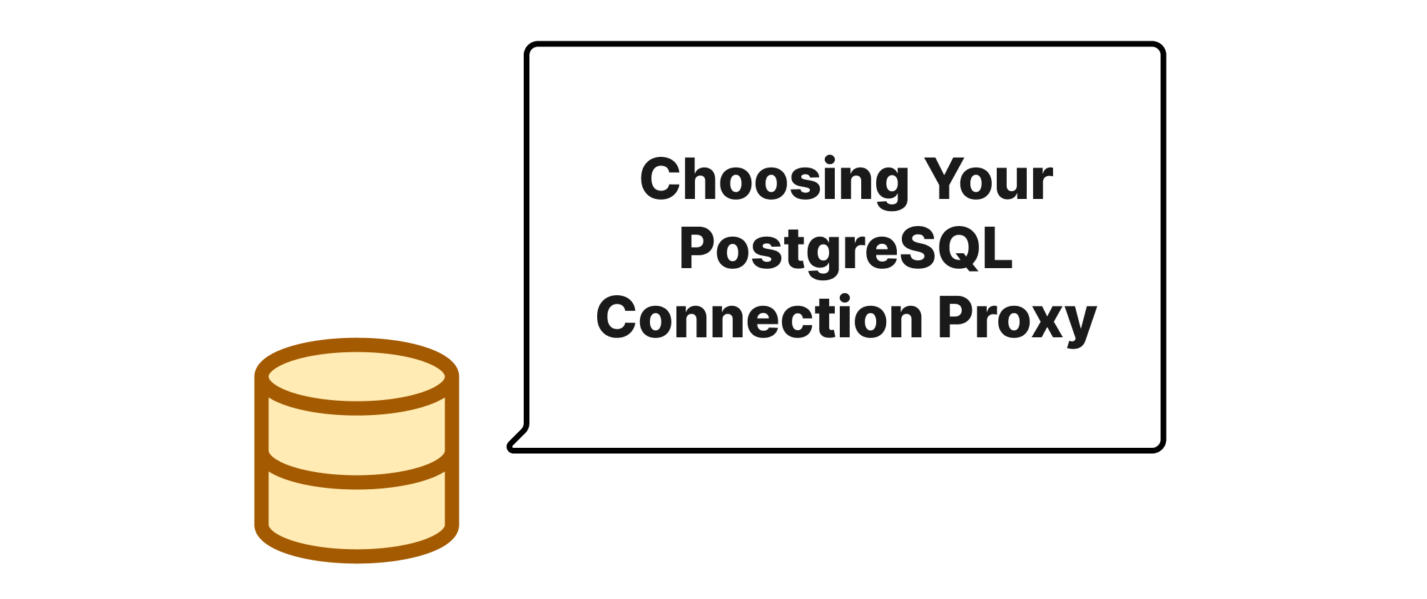cover of post: PostgreSQL 연결 프록시 선택하기