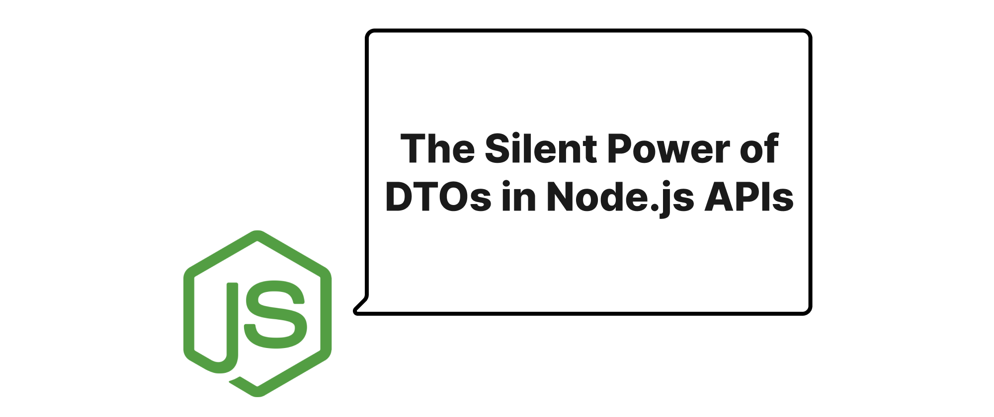 Cover of "Node.js APIにおけるDTOの静かなる力"