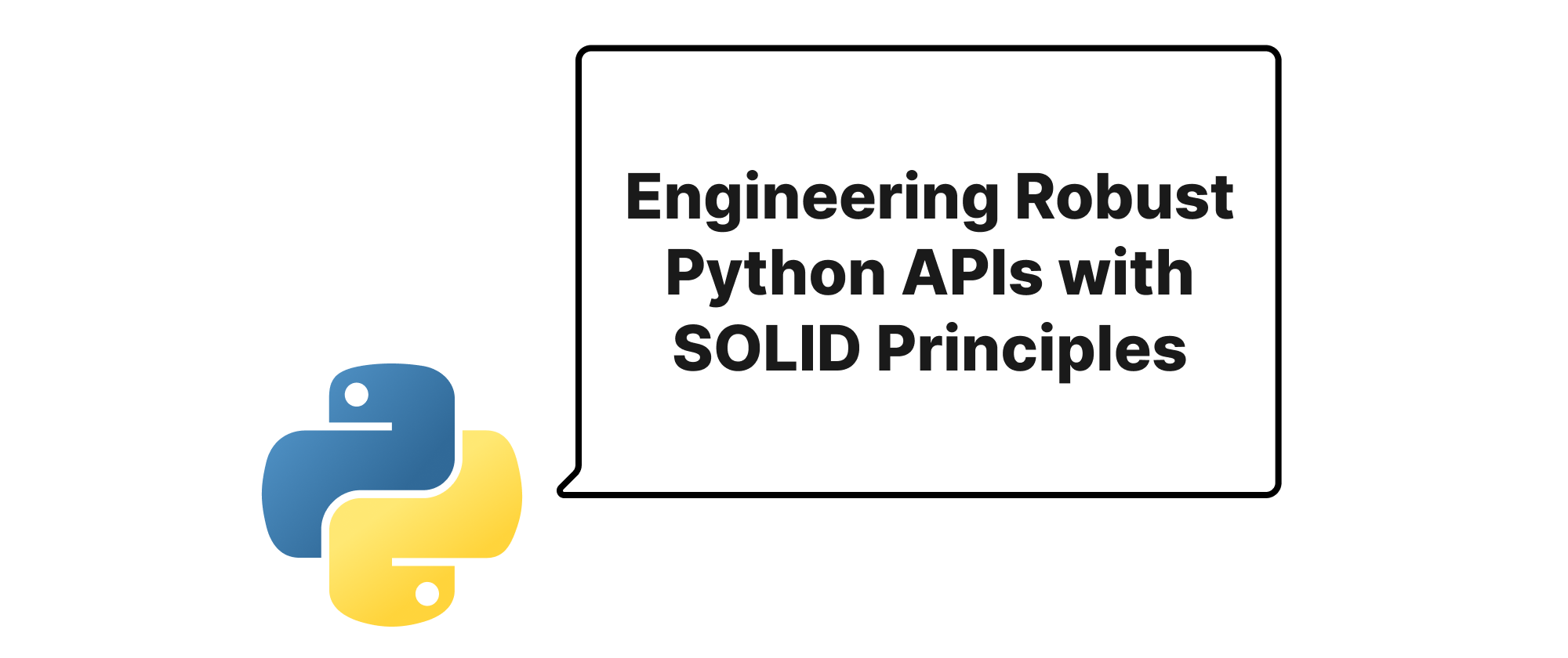 Cover of "SOLID 원칙으로 견고한 파이썬 API 구축하기"