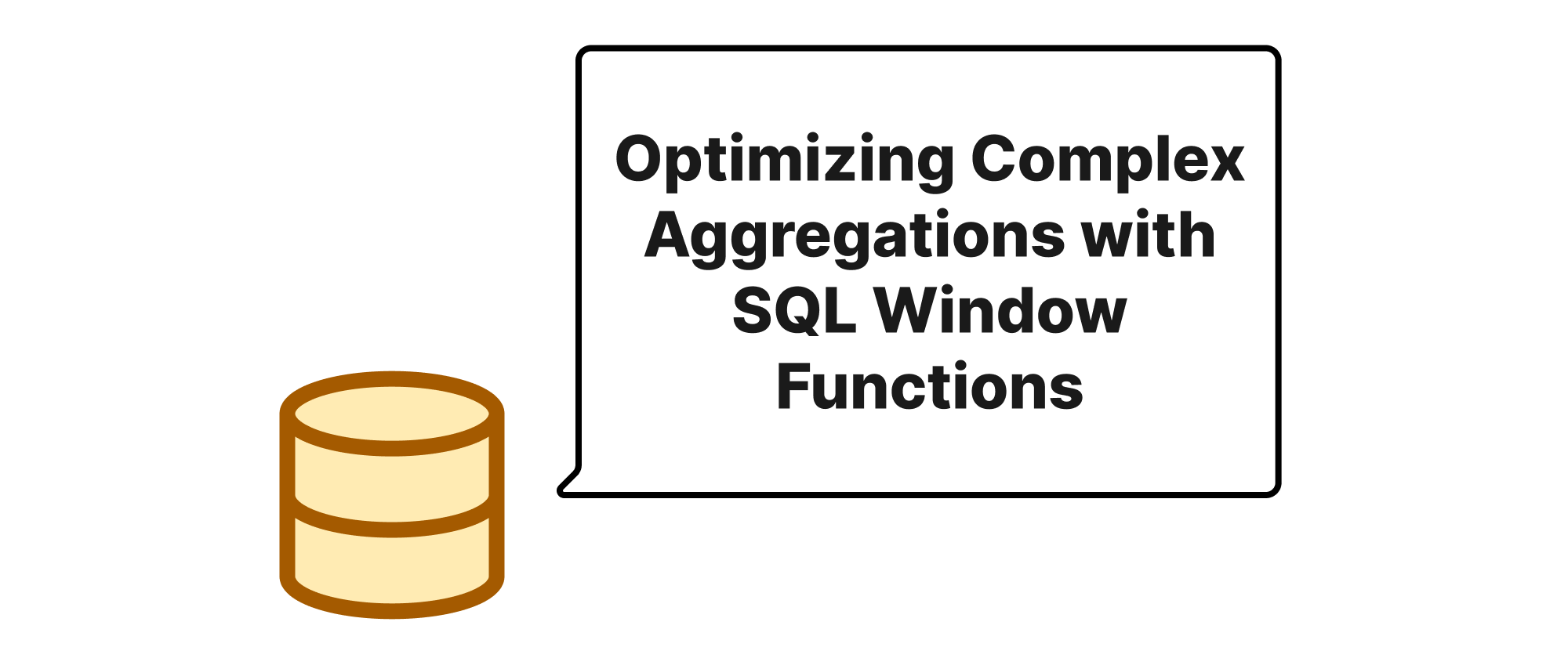 Cover of "Optimierung komplexer Aggregationen mit SQL Window Functions"