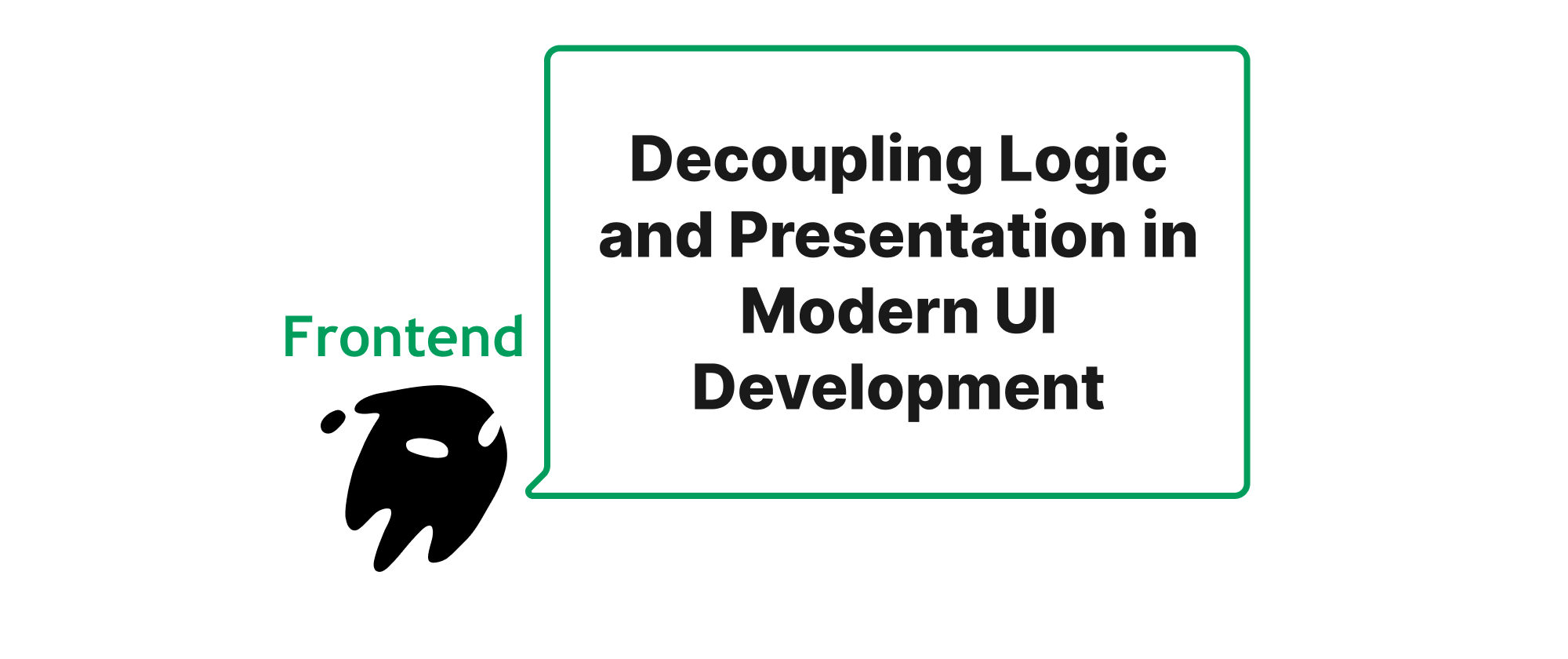 Cover of "Logik und Darstellung im modernen UI-Entwicklungs-Bereich entkoppeln"